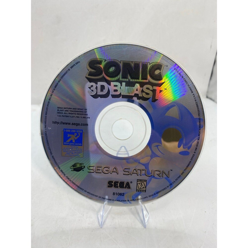 Sonic 3D Blast (Sega Saturn, 1996) Disc only